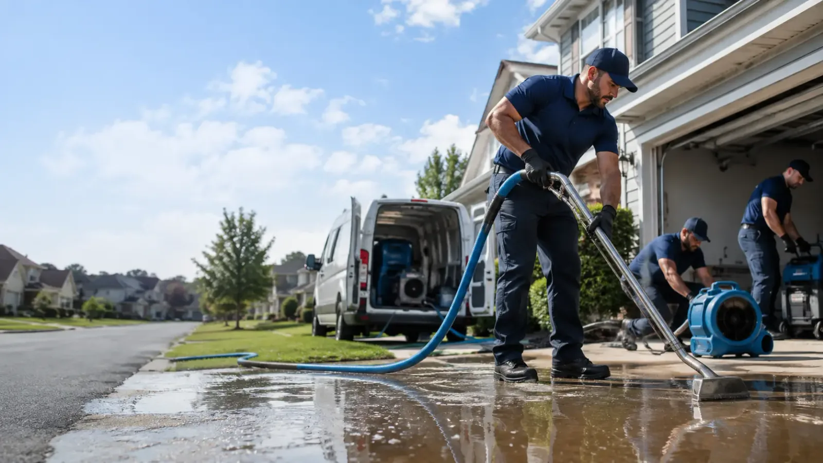 Flood Damage Restoration in New Waverly, IN